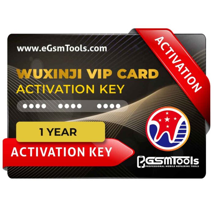 WUXINJI 1 Year VIP Card Activation Key