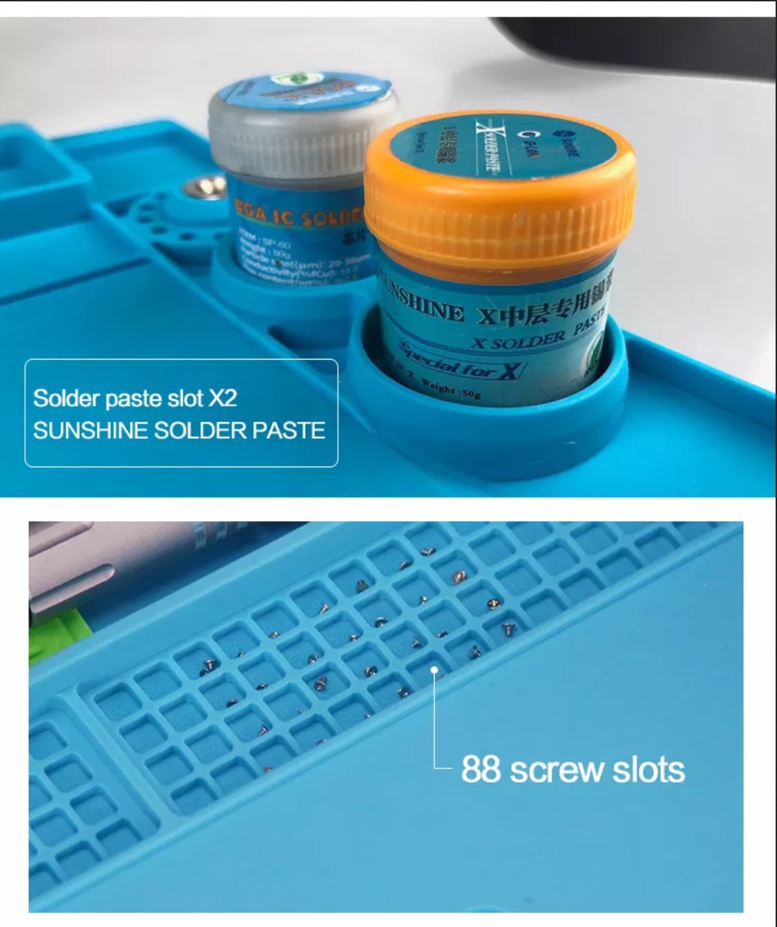 Sunshine SS-004E Multi-functional Silicone Soldering Pad
