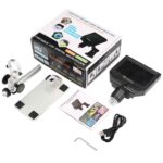 G600 600X 3.6MP Digital Microscope 4.3inch HD LCD Phone Repair Magnifier with Metal Stand and 8 LED