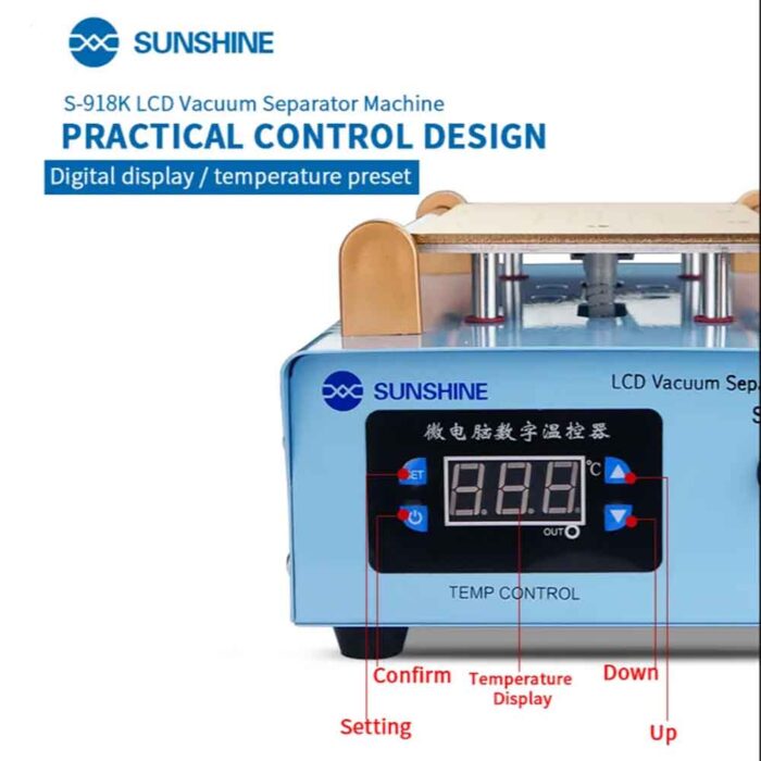 SUNSHINE S-918K Touch Separator Machine - 8.5 Inch