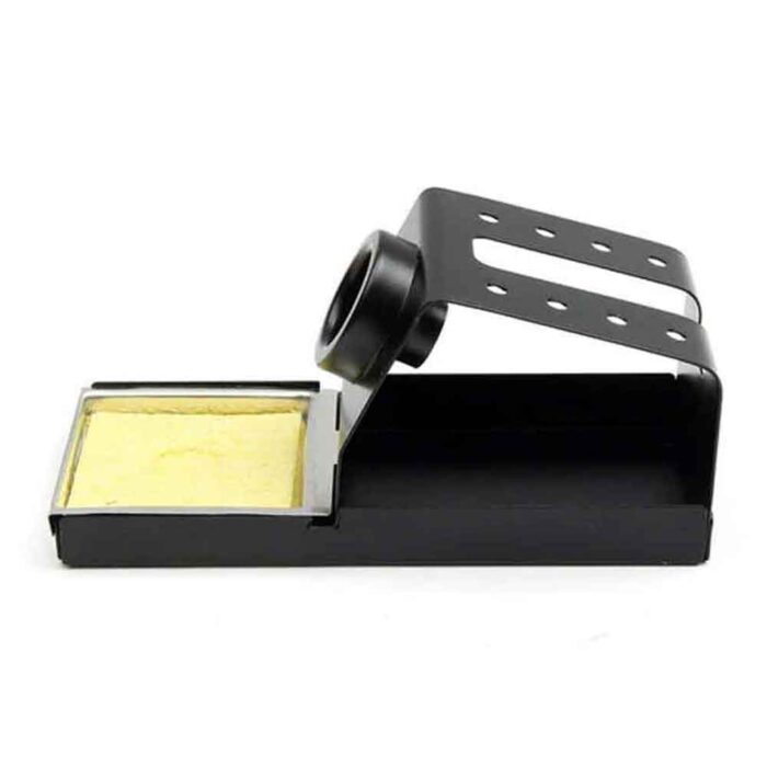 MAXX PAMMA 936 Soldering Iron Stand This is a simple soldering iron stand composed of a heavy-duty metal base. This holder should fit most soldering irons, and it’s a great way to keep it handy and off your floor. A soldering iron stand keeps the iron away from flammable materials, and often also comes with a cellulose sponge and flux pot for cleaning the tip. Some soldering irons for continuous and professional use come as part of a soldering station, which allows the exact temperature of the tip to be adjusted, kept constant, and sometimes displayed Packing Details: * 1xMAXX PAMMA 936 SOLDRING IRON STAND