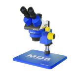 Mechanic MOS 300 Stereo Trinocular Microscope 6-45x With B11 Big Base
