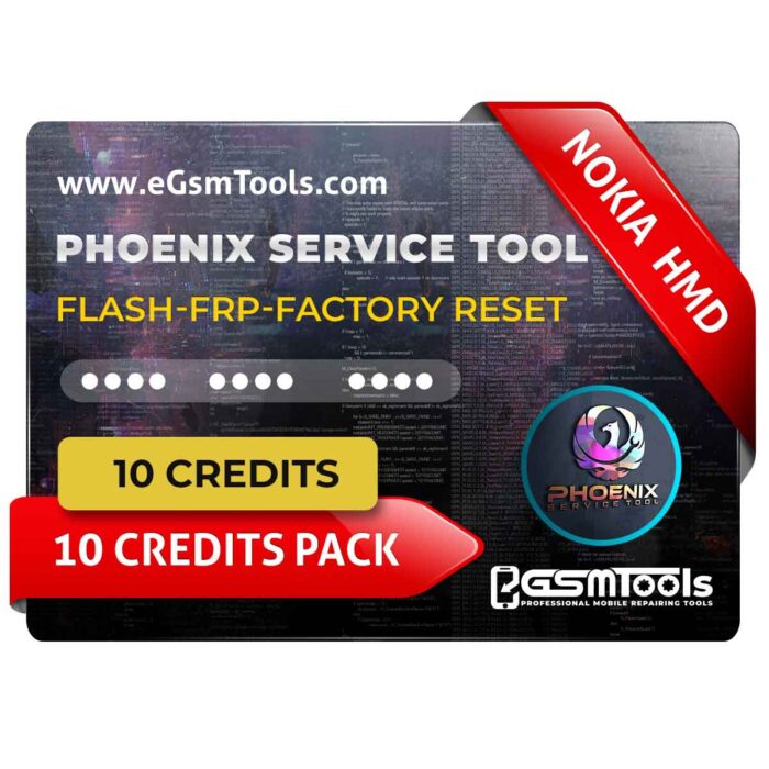 Phoenix Service Tool [ Nokia HMD TOOL ] (FLASH - FRP - FACTORY RESET) 10 Credits Pack